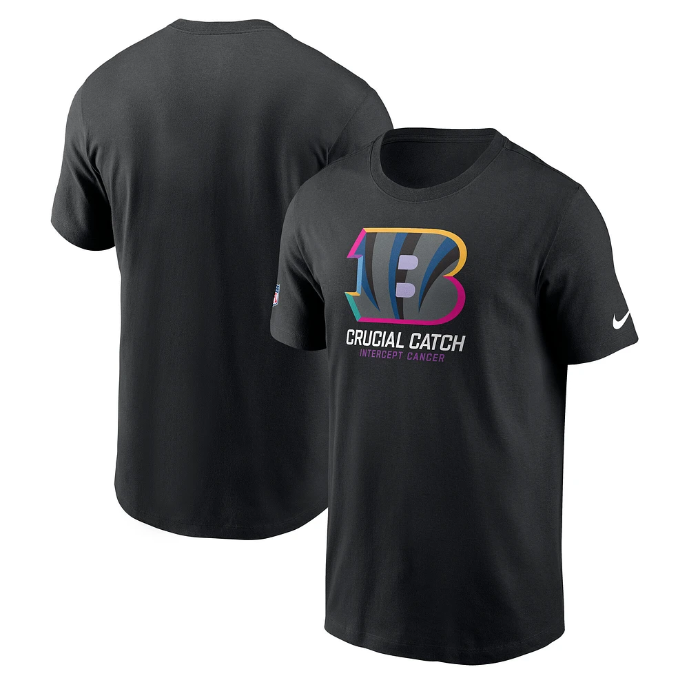 Youth Nike Black Cincinnati Bengals 2024 NFL Crucial Catch T-Shirt