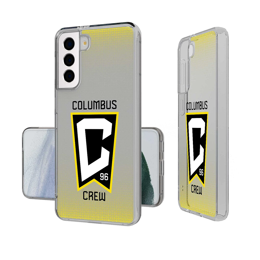 Keyscaper Columbus Crew Linen Logo Galaxy Clear Case