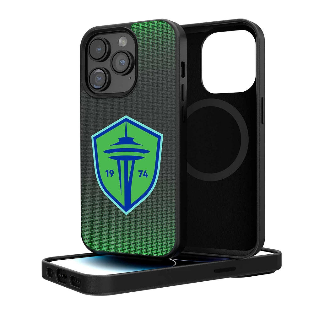Keyscaper Seattle Sounders FC Linen Logo iPhone Magnetic Bump Case