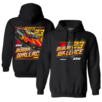 Men's 23XI Racing Black Bubba Wallace McDonald's Car Pullover Hoodie