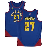 Jamal Murray Denver Nuggets Autographed Blue Jordan Brand 2022-2023 Statement Edition Jersey with "Blue Arrow" Inscription