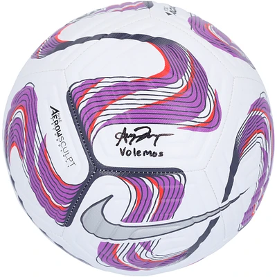 Alyssa Thompson Angel City FC Autographed NWSL Pink Academy Soccer Ball with "Volemos" Inscription