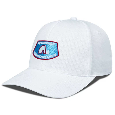 Men's Levelwear White Quebec Nordiques Retro Skylight Zephyr Adjustable Hat