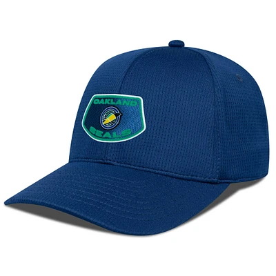 Men's Levelwear Navy Oakland Seals Retro Skylight Zephyr Adjustable Hat