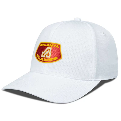 Men's Levelwear White Atlanta Flames Retro Skylight Zephyr Adjustable Hat