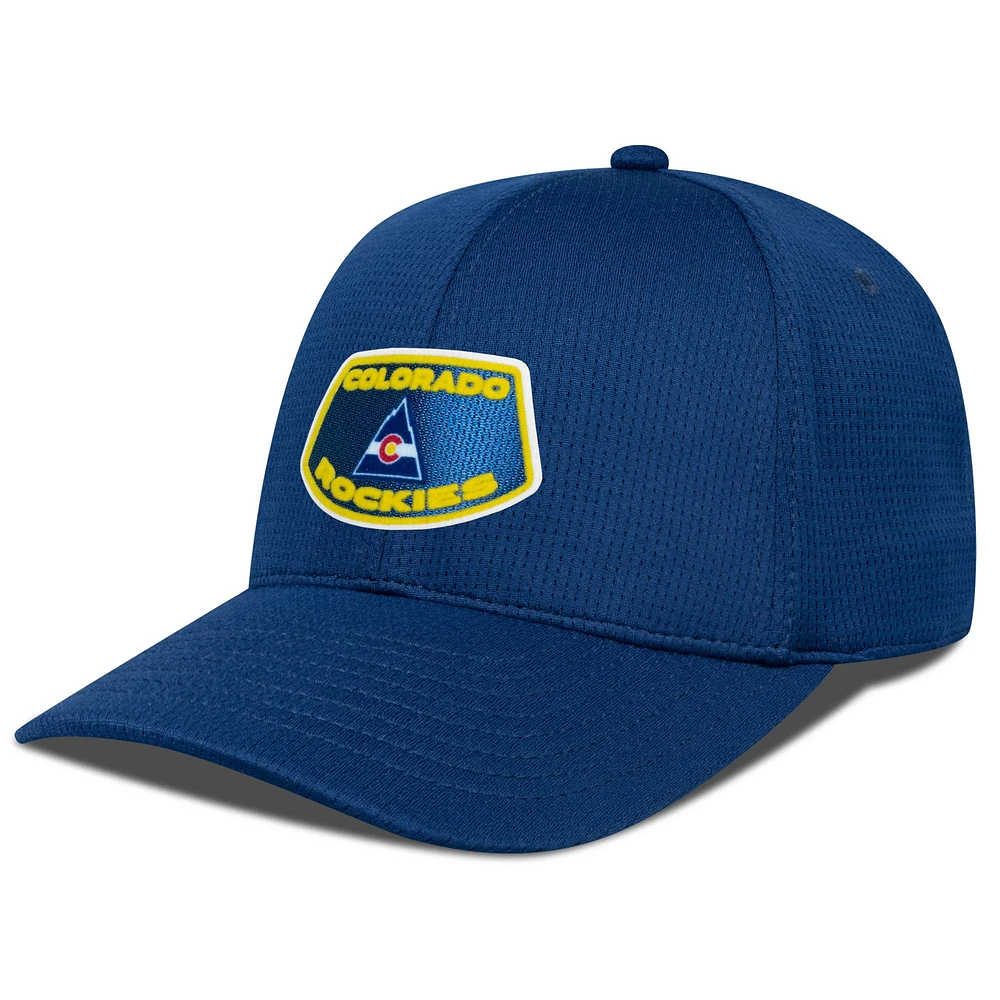 Men's Levelwear Navy Colorado Rockies Retro Skylight Zephyr Adjustable Hat
