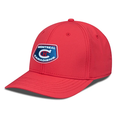 Men's Levelwear Red Montreal Canadiens Retro Skylight Rise Flex Hat