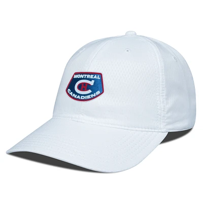 Men's Levelwear White Montreal Canadiens Retro Skylight Matrix Adjustable Hat