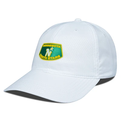 Men's Levelwear White Minnesota North Stars Retro Skylight Matrix Adjustable Hat
