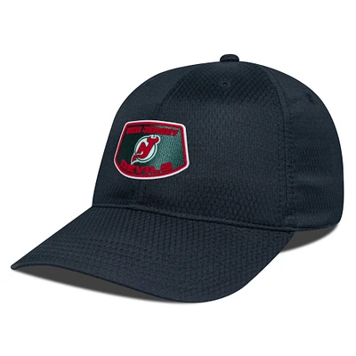 Men's Levelwear Black New Jersey Devils Retro Skylight Matrix Adjustable Hat