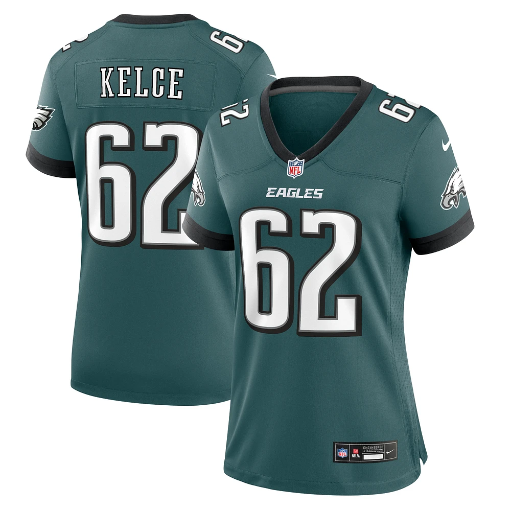 Women's Nike Jason Kelce Midnight Green Philadelphia Eagles Team Game Jersey