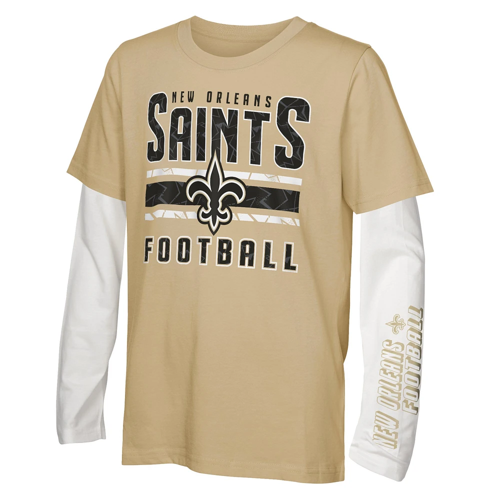 Preschool New Orleans Saints In the Mix T-Shirt Combo Set
