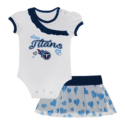Infant Tennessee Titans Love My Team Bodysuit & Skirt Set