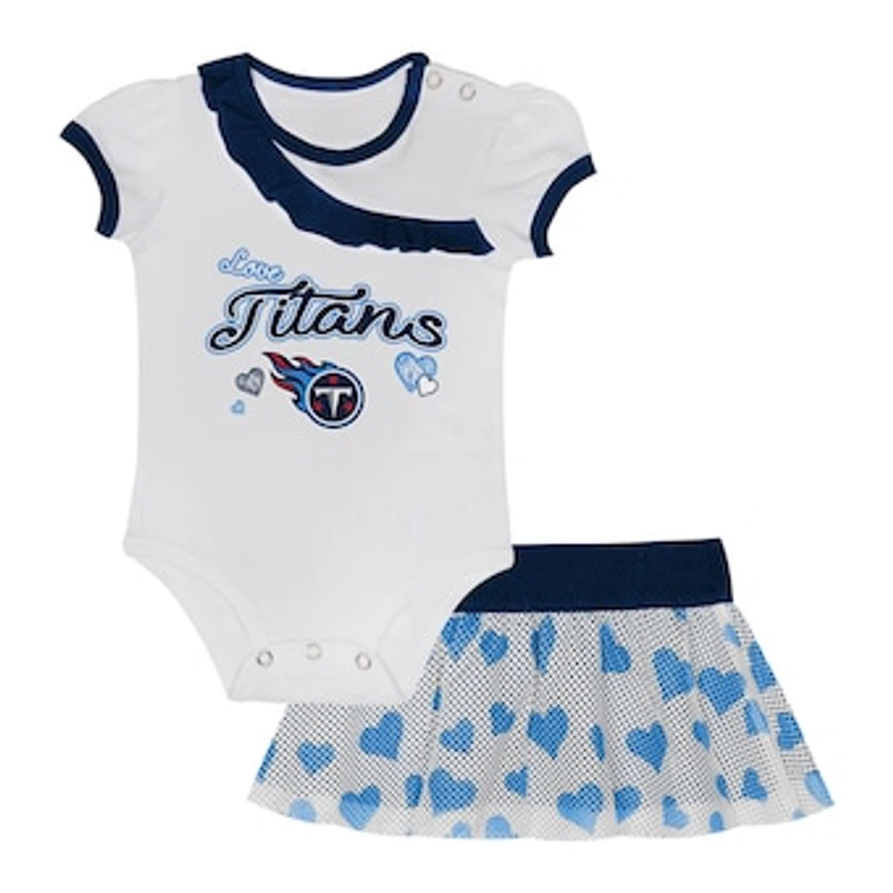 Newborn & Infant Tennessee Titans Love My Team Bodysuit Skirt Set