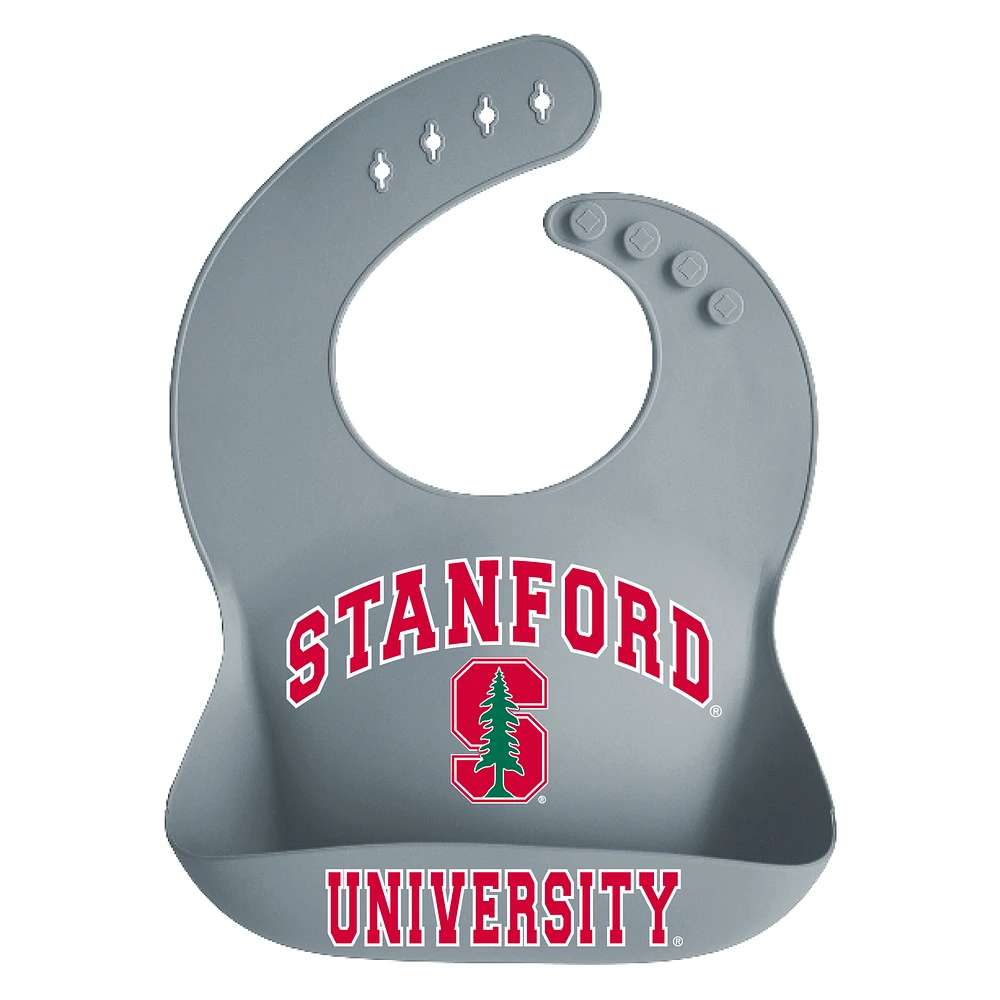 Infant Garb Stanford Cardinal Silicone Crumb Catcher Bib