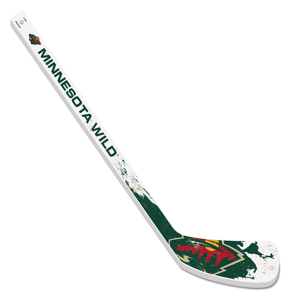 Minnesota Wild Splatter Mini Hockey Stick
