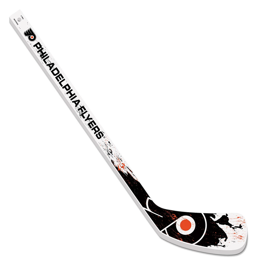 Philadelphia Flyers Splatter Mini Hockey Stick