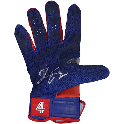 George Springer Toronto Blue Jays Autographed Game-Used Blue and Red Nike Right-Handed Batting Glove from the 2023 MLB Season - RG13309584