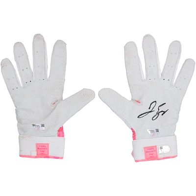 George Springer Toronto Blue Jays Autographed Game-Used Blue Nike Batting Gloves from the 2023 MLB Season