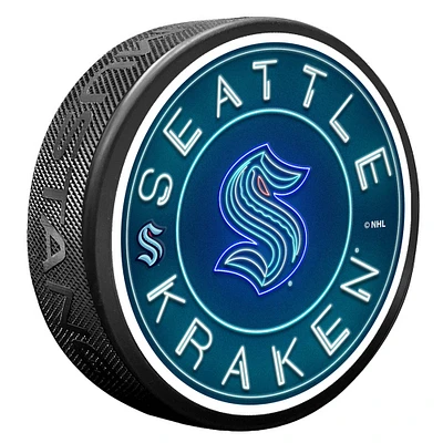 Seattle Kraken Neon Replicated Puck