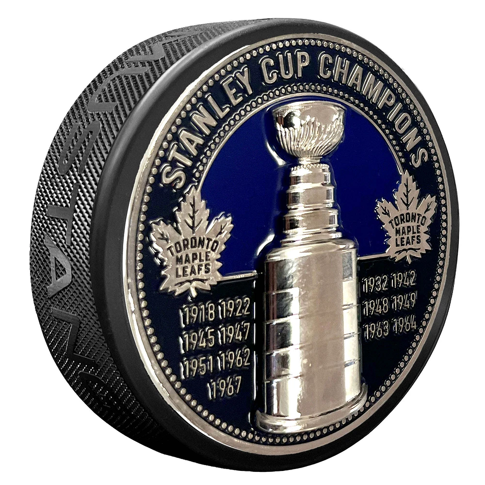 Toronto Maple Leafs Stanley Cup Medallion Puck