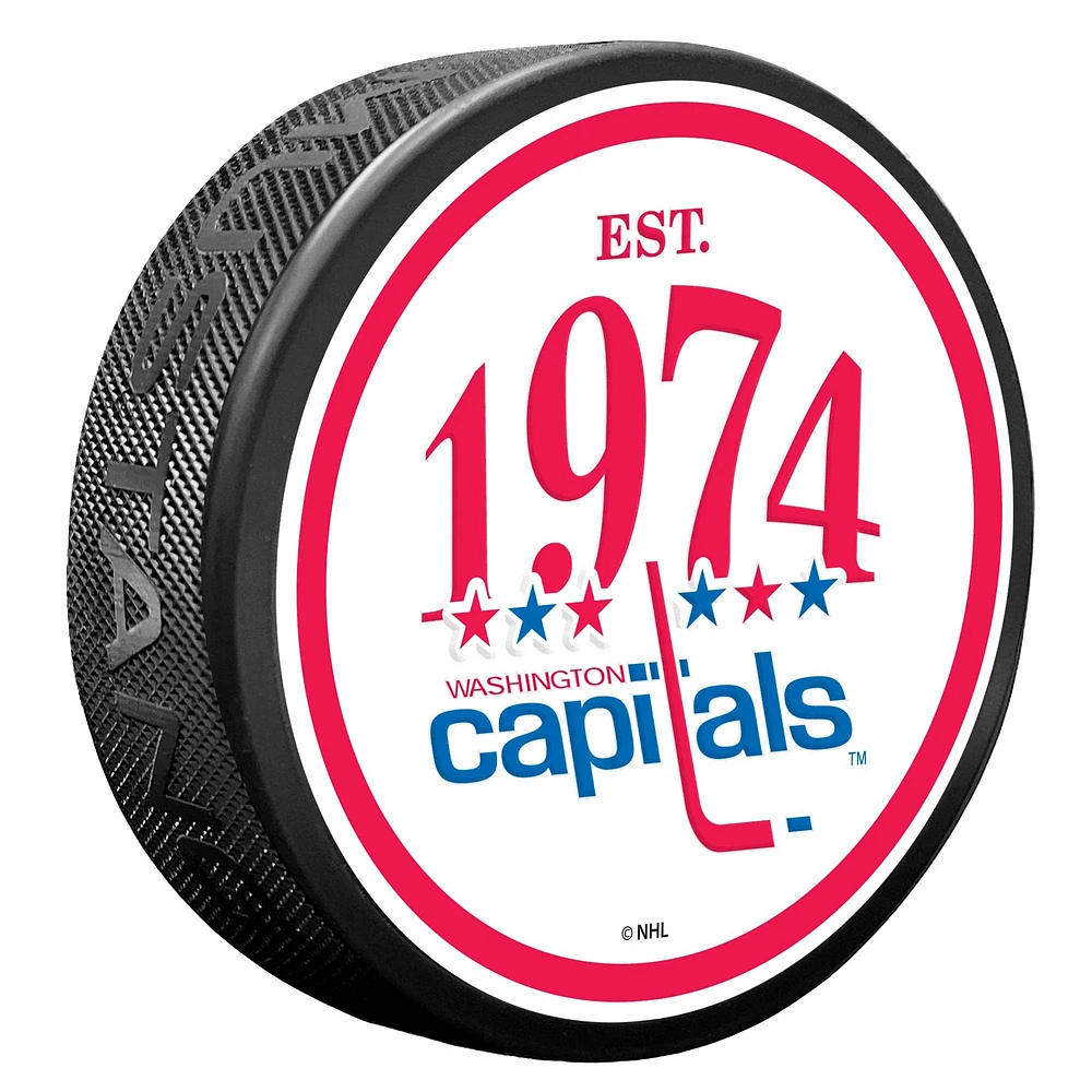 Washington Capitals Founding Year Puck