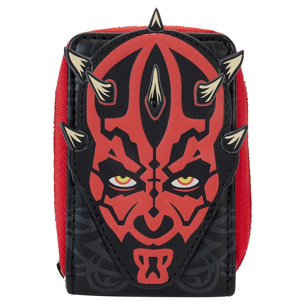 Darth Maul Star Wars Loungefly Phantom Menace 25th Anniversary Accordion Wallet