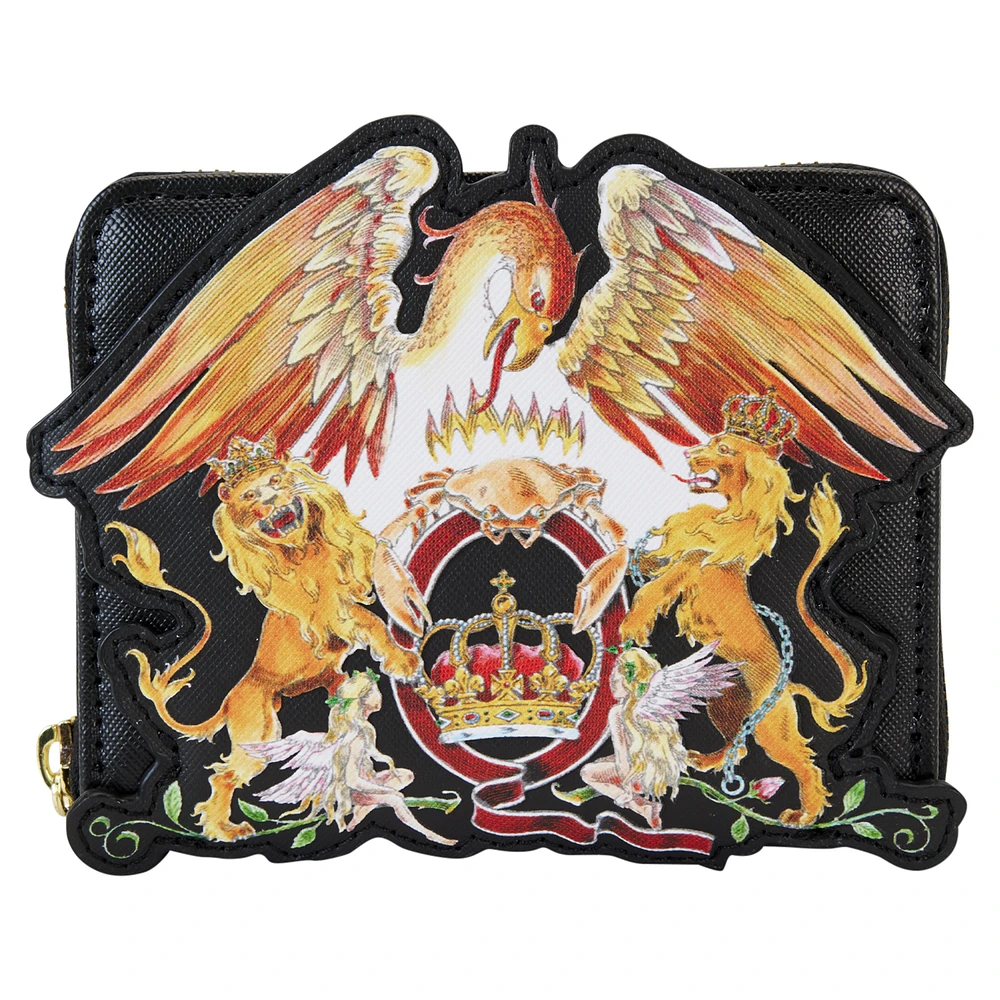 Loungefly Queen Logo Crest Zip-Around Wallet