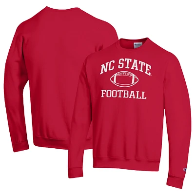 Men's Champion NC State Wolfpack Football Icon Pullover Sweatshirt