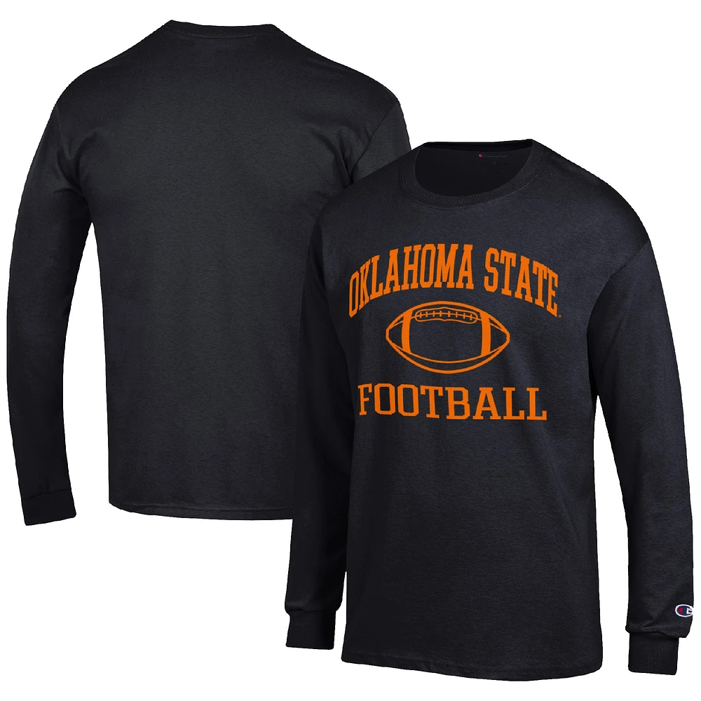 Men's Champion Oklahoma State Cowboys Football Icon Long Sleeve T-Shirt
