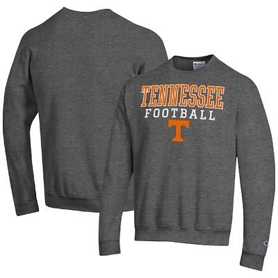 Men's Champion Tennessee Volunteers Football Stacked Pullover Sweatshirt