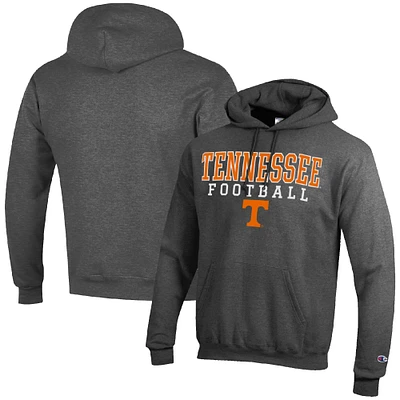 Men's Champion Tennessee Volunteers Football Stack Pullover Hoodie