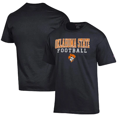 Men's Champion Oklahoma State Cowboys Football Stack T-Shirt