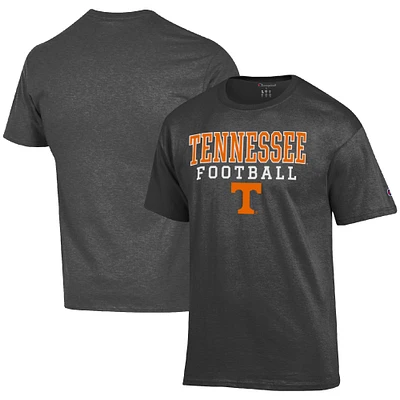 Men's Champion Tennessee Volunteers Football Stack T-Shirt