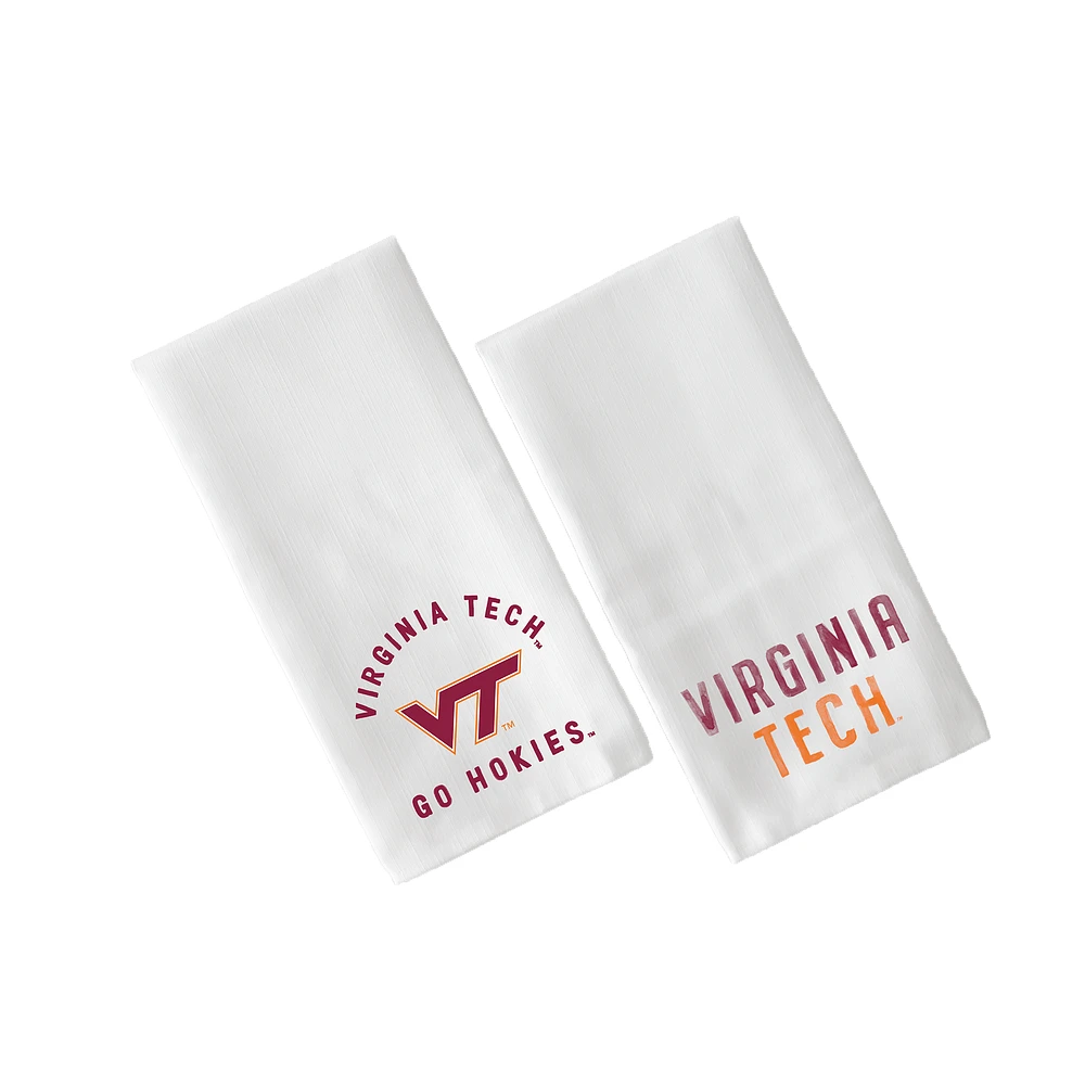 Little Birdie Virginia Tech Hokies 2-Pack Tea Towel Set