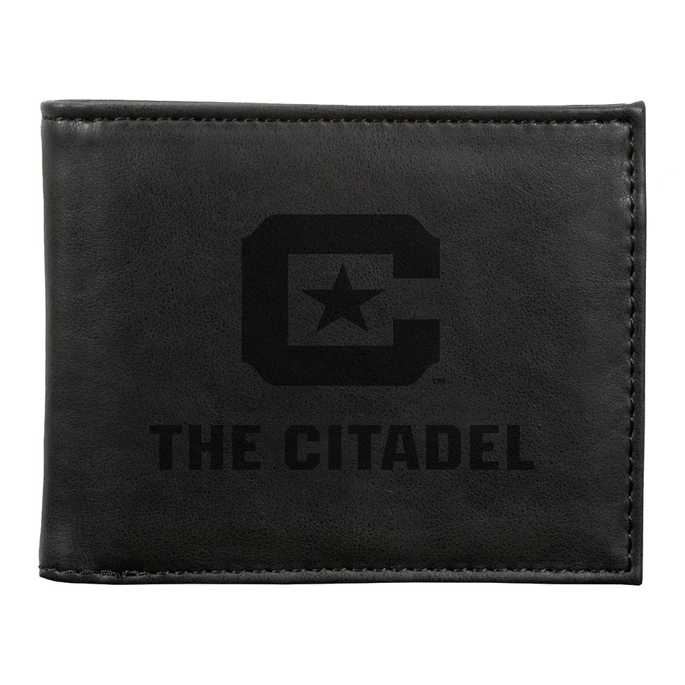 Black Citadel Bulldogs Billfold Wallet