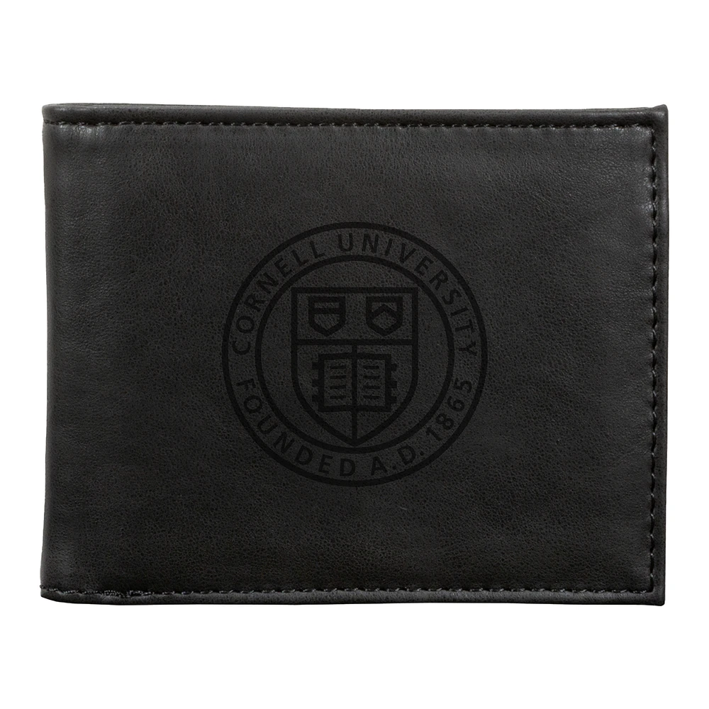 Black Cornell Big Red Billfold Wallet