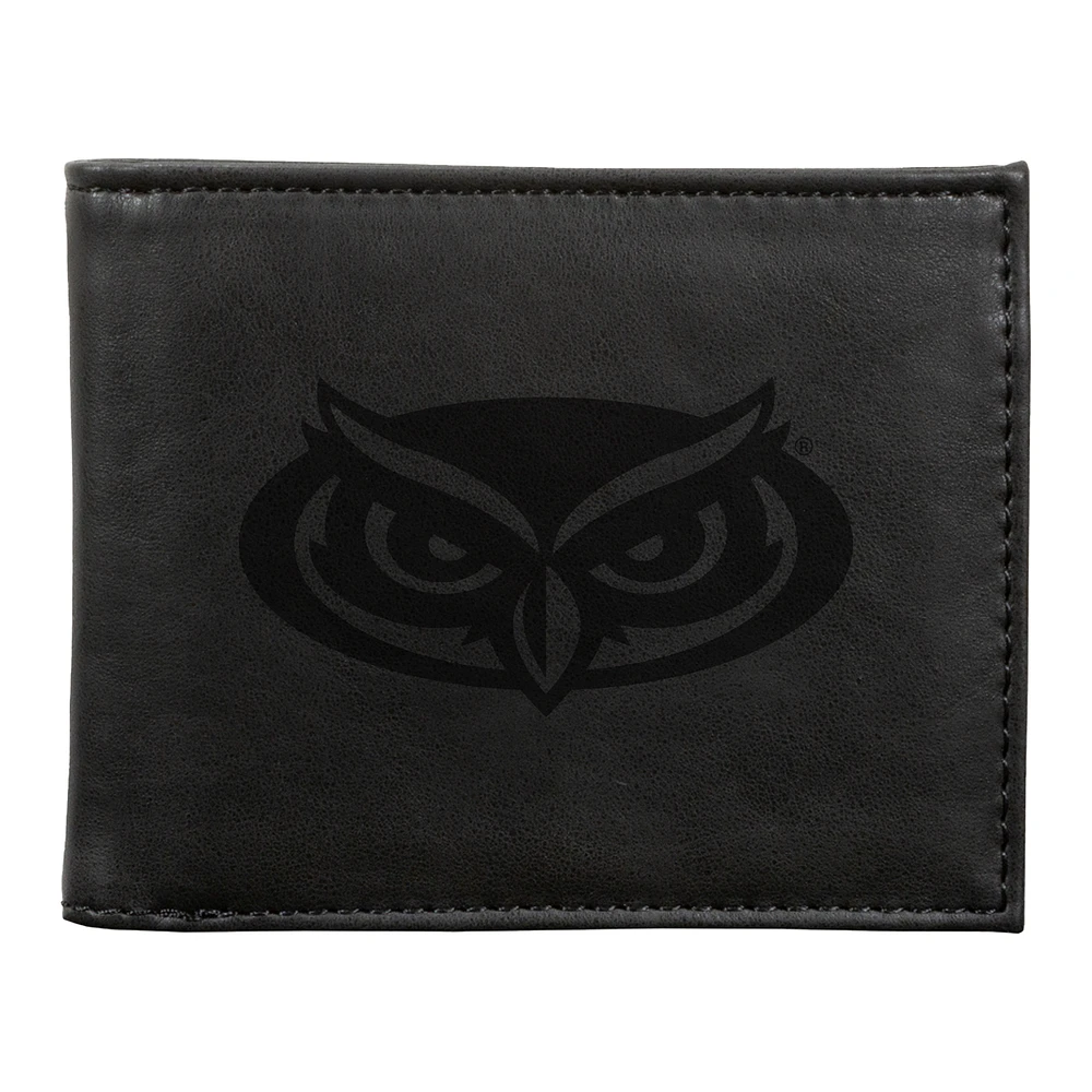 Black Florida Atlantic Owls Billfold Wallet