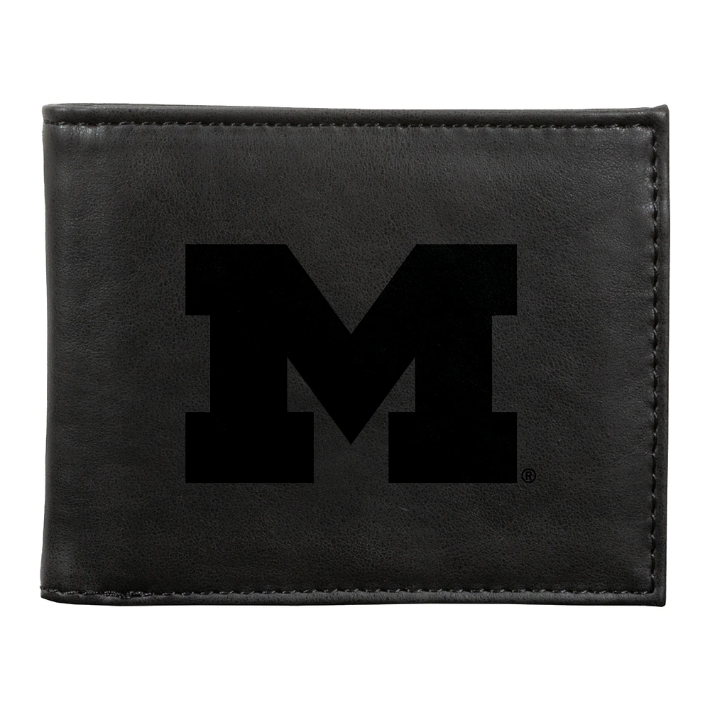 Black Michigan Wolverines Billfold Wallet