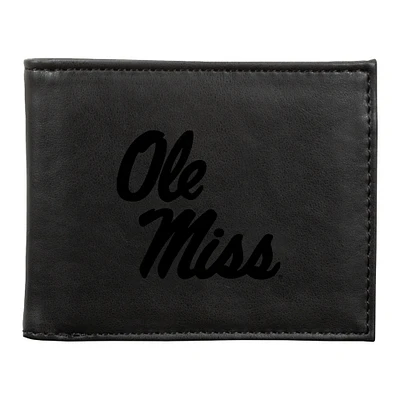 Black Ole Miss Rebels Billfold Wallet