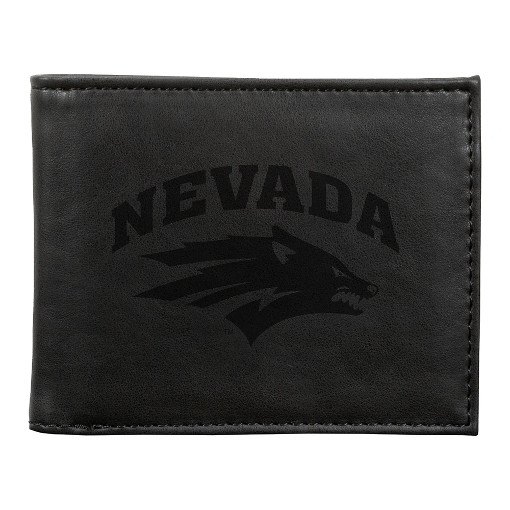 Black Nevada Wolf Pack Billfold Wallet