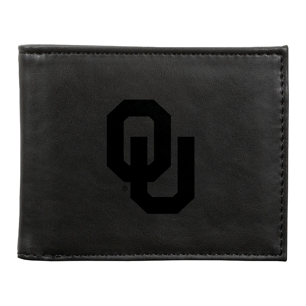 Black Oklahoma Sooners Billfold Wallet