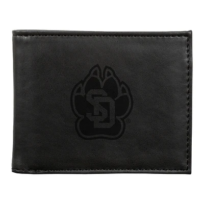 Black South Dakota Coyotes Billfold Wallet