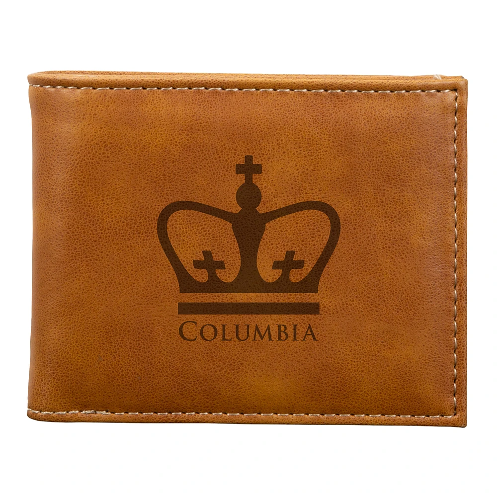 Brown Columbia University Billfold Wallet