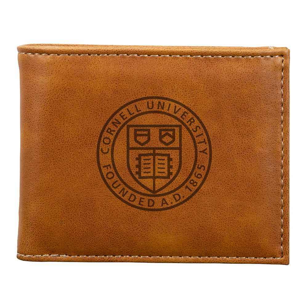Brown Cornell Big Red Billfold Wallet