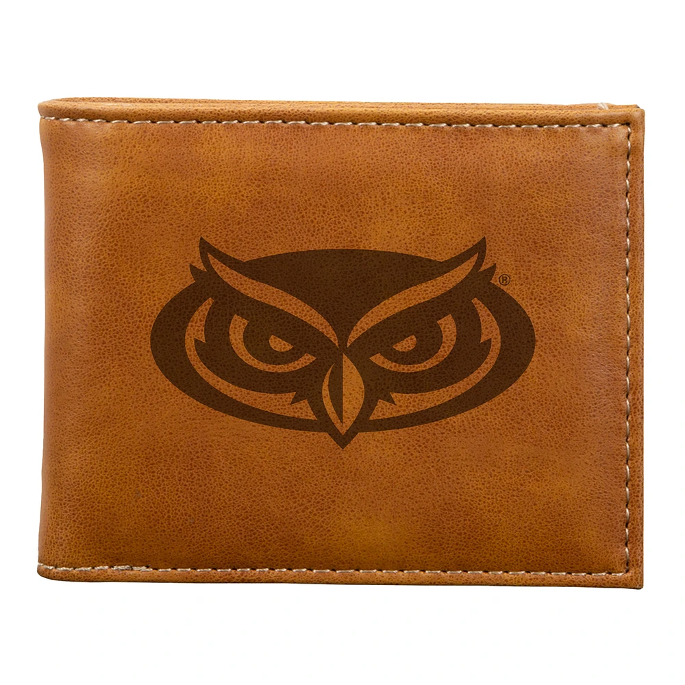 Brown Florida Atlantic Owls Billfold Wallet