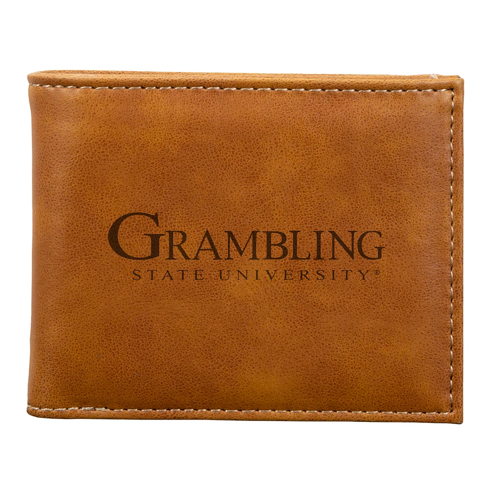Brown Grambling Tigers Billfold Wallet