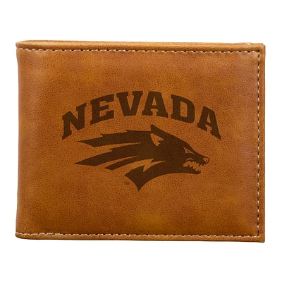 Brown Nevada Wolf Pack Billfold Wallet