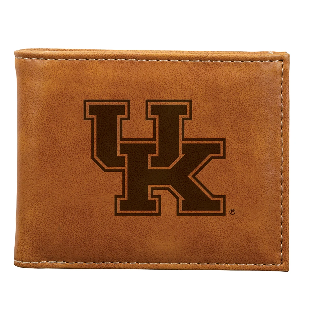 Brown Kentucky Wildcats Billfold Wallet