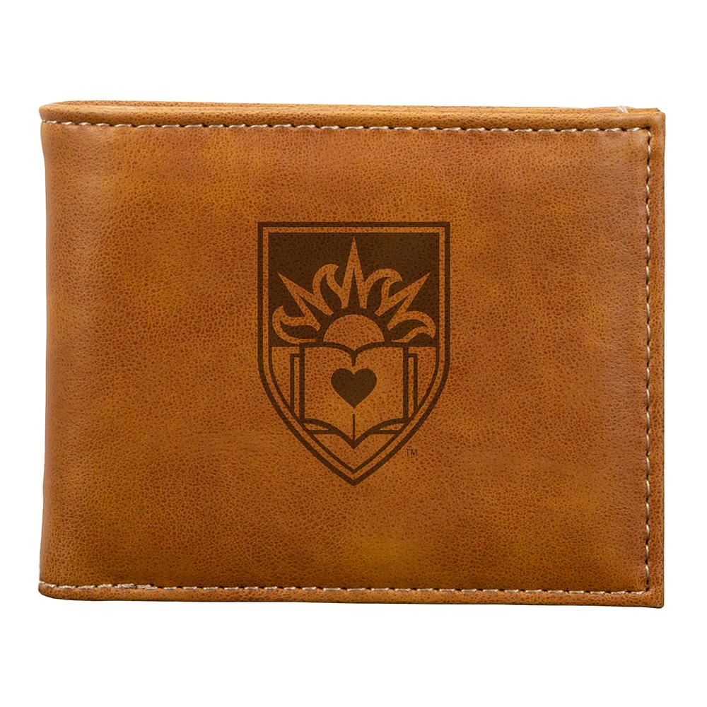 Brown Lehigh Mountain Hawks Billfold Wallet